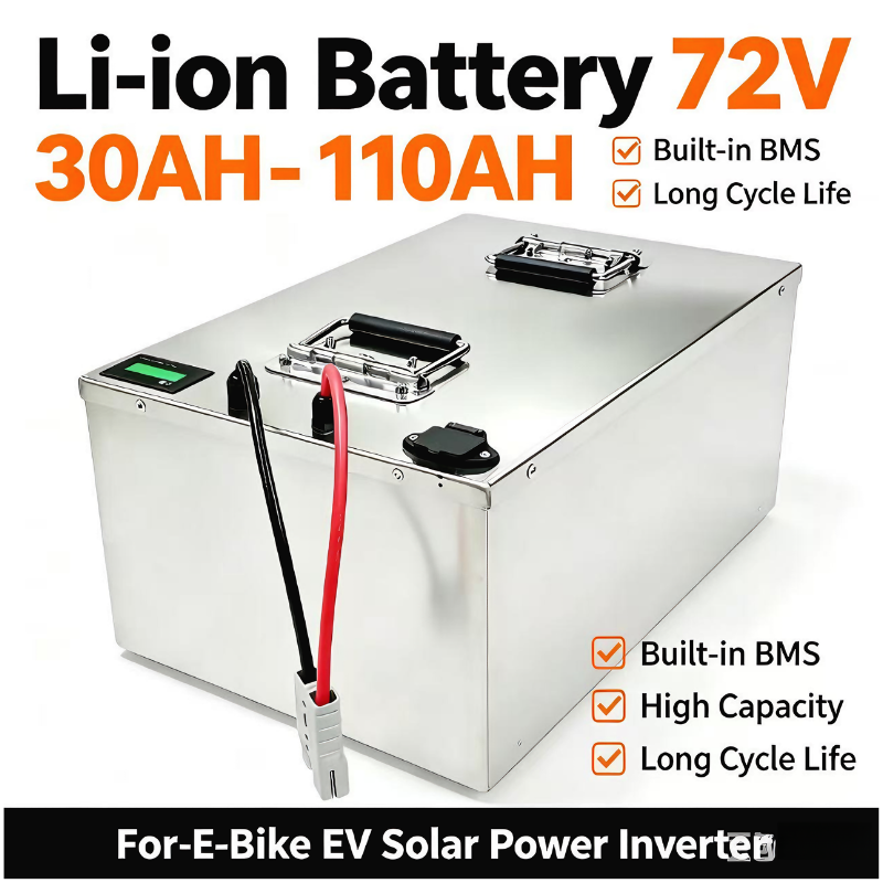 72V 40Ah Lifepo4 Battery Pack - แบตเตอรี่ลิเธียม 72V 110Ah พร้อมตัวเลือก 40Ah 50Ah