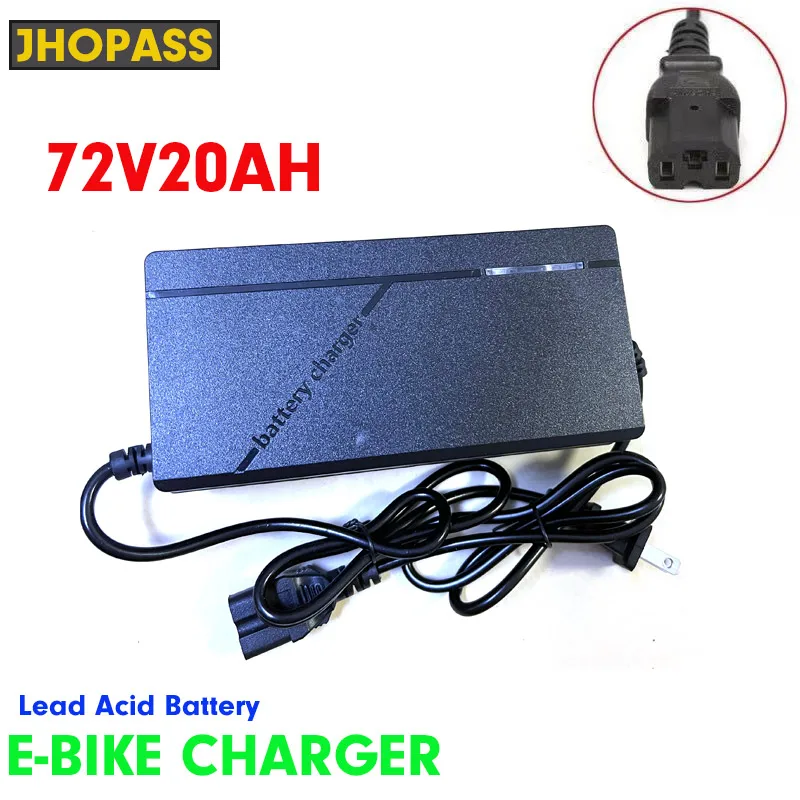 84V 20A Smart Charger - เครื่องชาร์จแบตเตอรี่กรดตะกั่วแบบแห้ง Smart 72V20AH GEL AGM สำหรับจักรยานไฟฟ้า