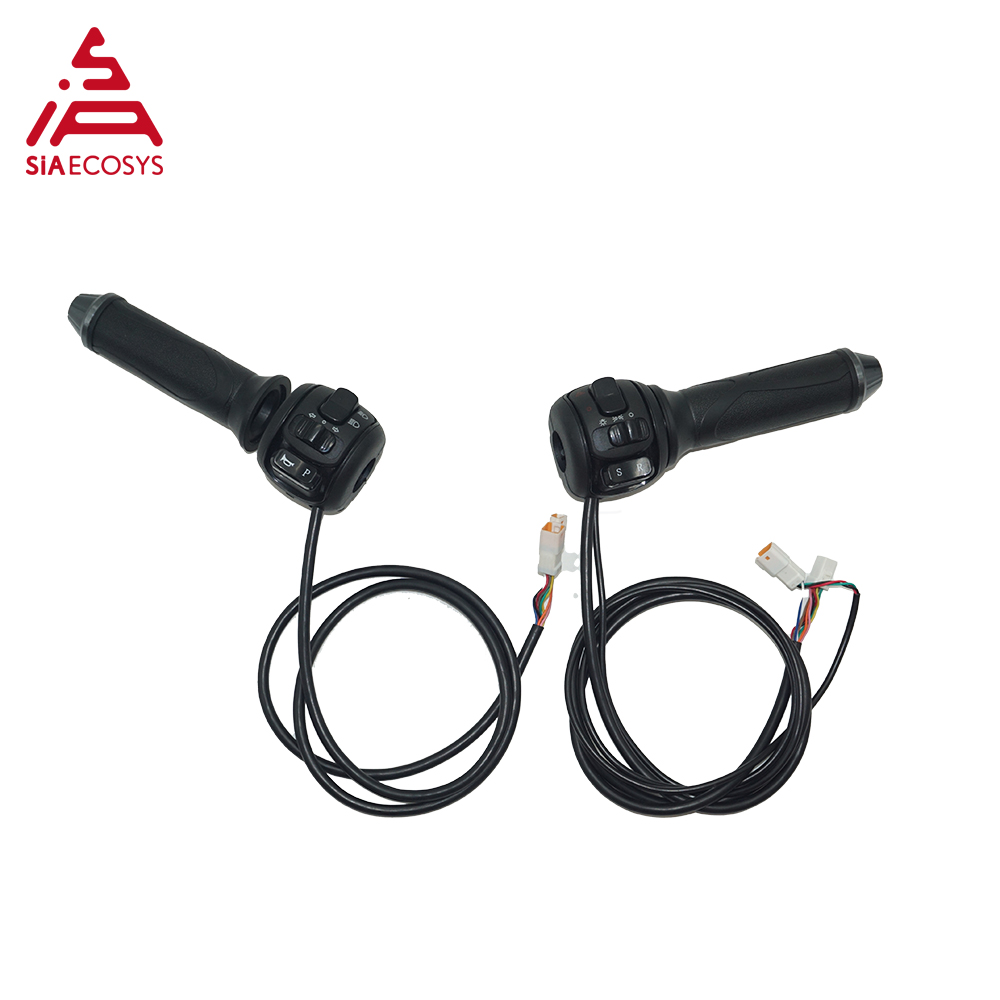 Kelly Kls7230S Controller - คันเร่งรถจักรยานยนต์ไฟฟ้า SiAECOSYS K126 พร้อมสวิตช์แบบรวม - ควบคุมประสิทธิภาพ