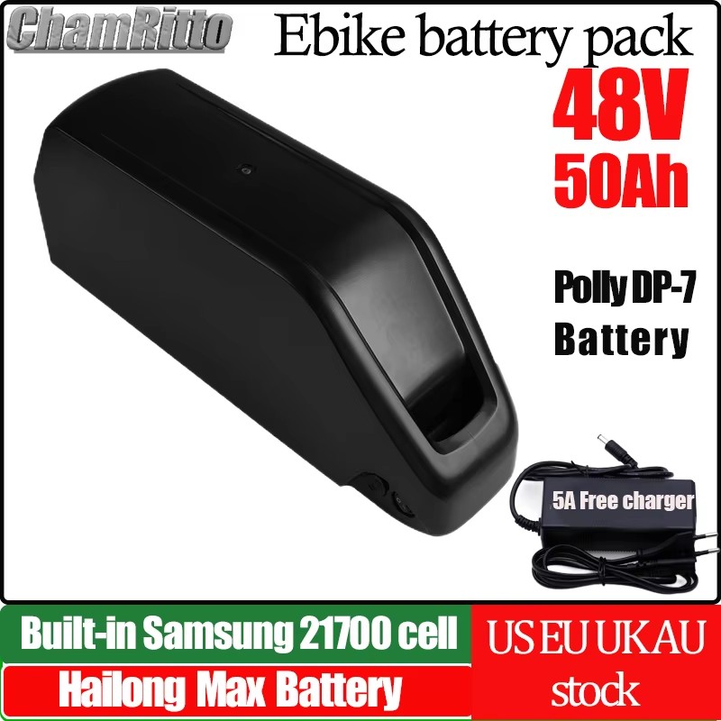 72V 50Ah 21700 Lithium Battery - E จักรยาน Hailong chamrider แบตเตอรี่ 48v