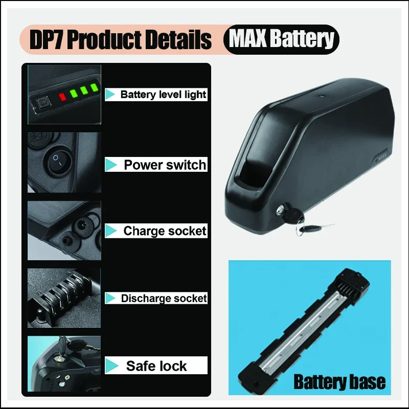 แบตเตอรี่จักรยานไฟฟ้า Champion - 72V 50Ah 21700 Lithium Battery บทวิจารณ์และราคา