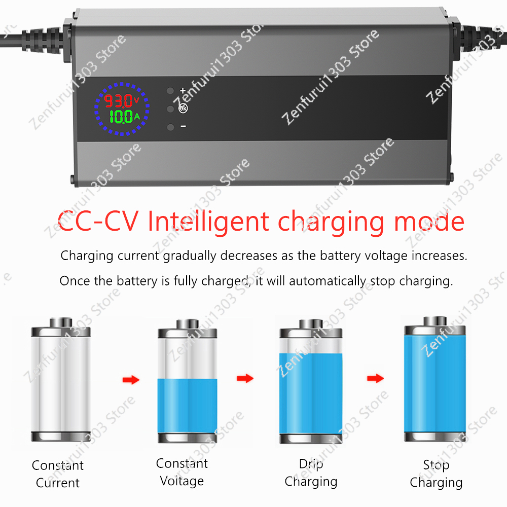 เครื่องชาร์จแบตเตอรี่ลิเธียม L - 72V 15A Fast Charger บทวิจารณ์และราคา