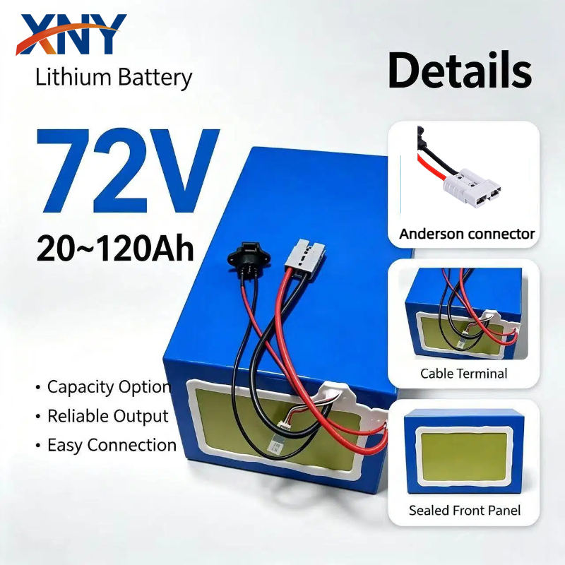 แบตเตอรี่ลิเธียมความจุสูง XNY  - 72V 40Ah Lifepo4 Battery Pack บทวิจารณ์และราคา