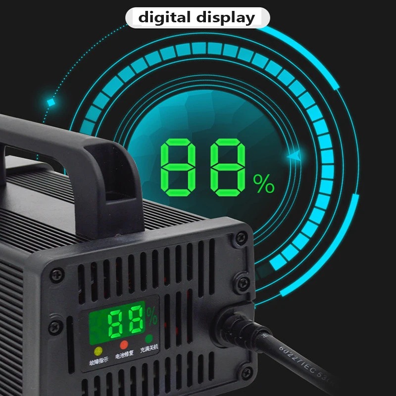 เครื่องชาร์จแบตเตอรี่ลิเธียมไอ - 84V 20A Smart Charger บทวิจารณ์และราคา