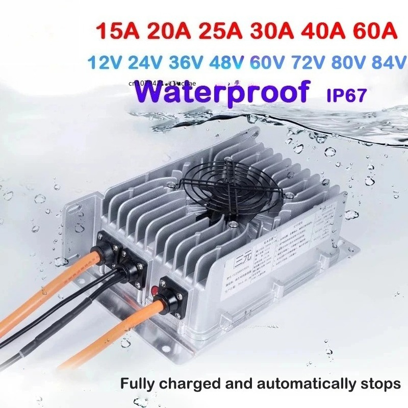 เครื่องชาร์จแบตเตอรี่ลิเธียม L - 72V 15A Fast Charger บทวิจารณ์และราคา