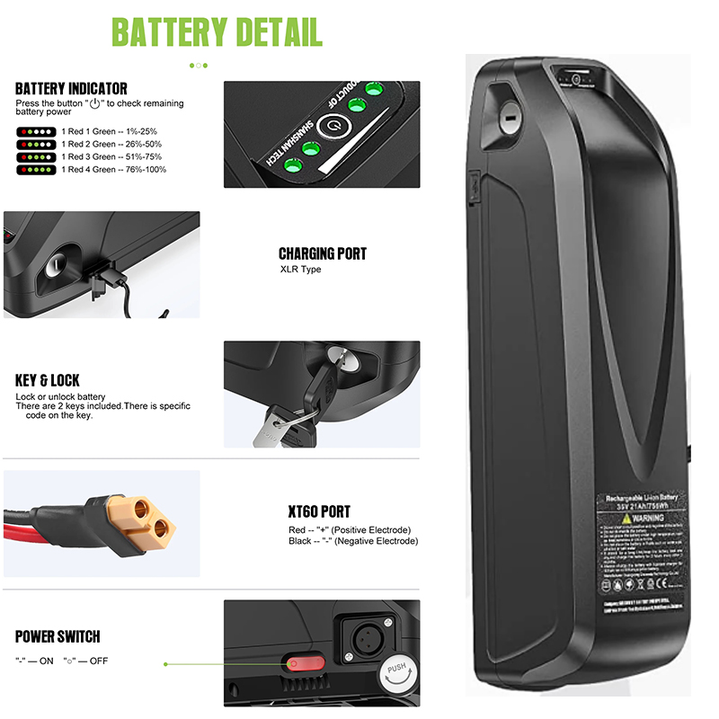 แบตเตอรี่จักรยานไฟฟ้า 48V 50AH - 72V 50Ah 21700 Lithium Battery บทวิจารณ์และราคา
