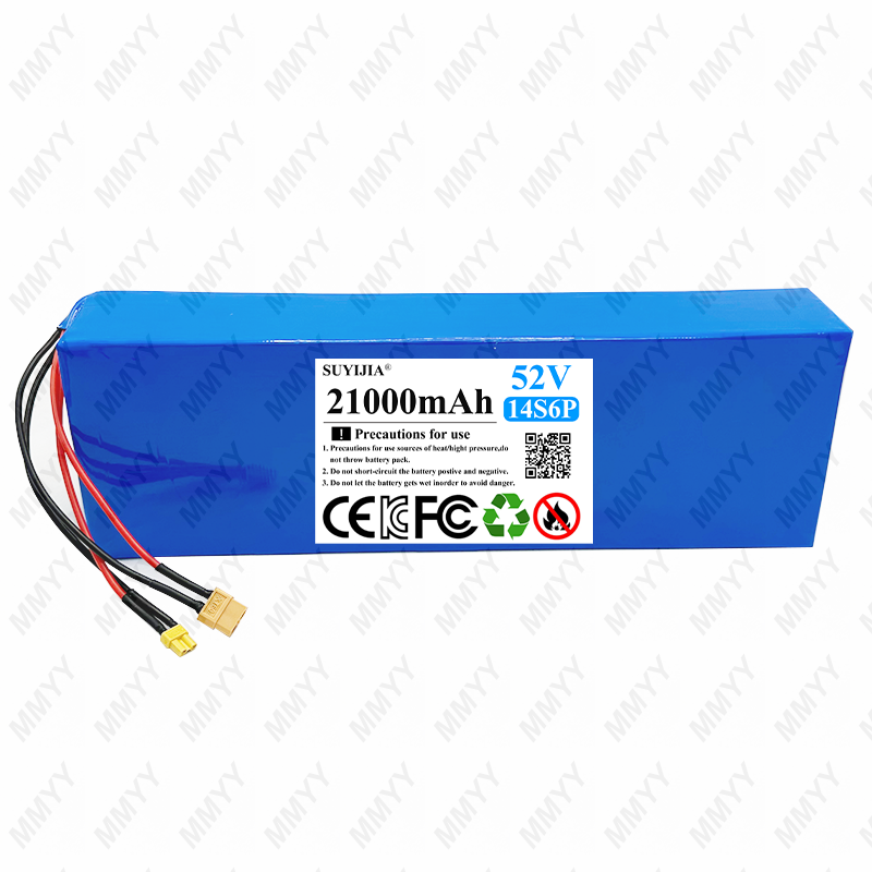 แบตเตอรี่ลิเธียม 52V 21Ah 14S6 - 60V 50Ah Electric Scooter Battery บทวิจารณ์และราคา