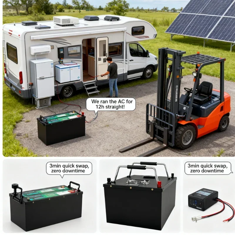 ชุดแบตเตอรี่ลิเธียมไอออนฟอสเฟต - 72V 40Ah Lifepo4 Battery Pack บทวิจารณ์และราคา
